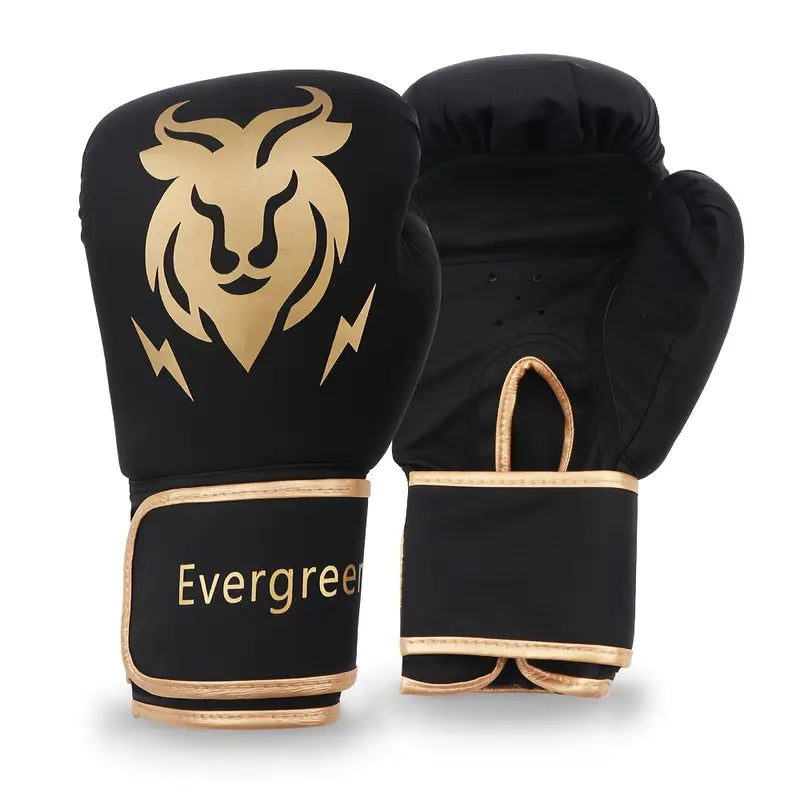 EVERGREEN BLACK AND GOLD GLOVES